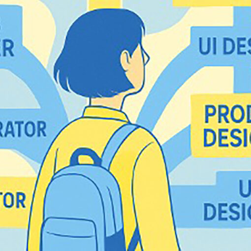 Student looking at alternative design careers