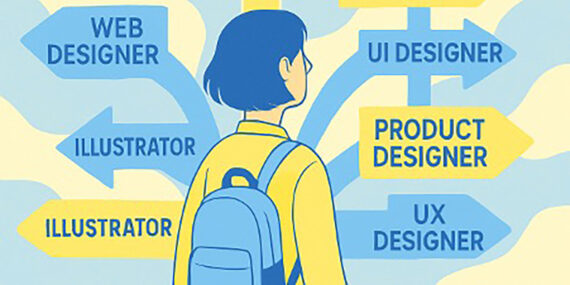 Student looking at alternative design careers
